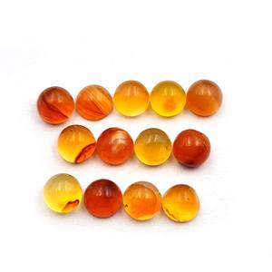 Cabochon rond en cornaline naturelle certifié IGI 2mm 3mm 4mm pierres précieuses à dos plat pierres précieuses en vrac pour la fabrication de bijoux - Product Image 5