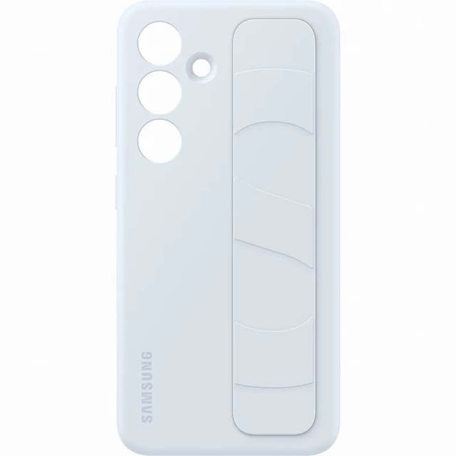 Open Box for Samsung for Galaxy S24 Plus Silicone Mobile Phone Case Cover Glitter Design with Electroplate Standing Grip INS