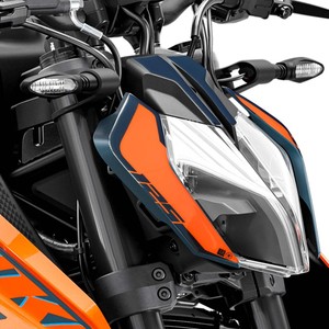 Adesivi 3D per Parafango Anteriore KTM Duke 125 2024-2025, Decalcomanie per Serbatoi Moto - Product Image 1