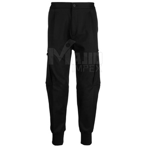 กางเกงคาร์โก้ผู้ชายขายส่ง MOQ ต่ำ แห้งเร็ว ระบายอากาศได้ดี ผ้าแคนวาสผสมคอตตอน/โพลีเอสเตอร์ เอวยางยืด รับทำโลโก้ตามสั่ง - Product Image 2