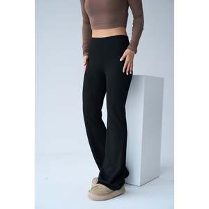 Black Spanish <b>Flare</b> <b>Leggings</b> - Product Image 4