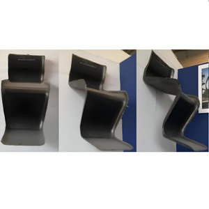 Silla de ruedas ligera italiana para adultos, equipo de rehabilitación diario transpirable monocasco de fibra de carbono orientado al rendimiento - Product Image 3