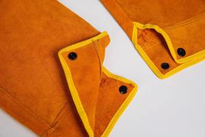 Soudeur en cuir de vache à haute température manches de protection résistance à l'usure vêtements de sécurité - Product Image 2