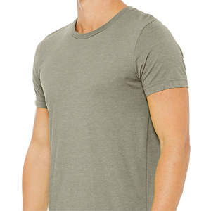 Camiseta ajustada 180GSM para hombre Tela ligera de algodón orgánico Premium con cuello redondo para crear identidad de marca - Product Image 4