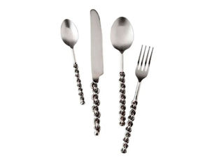 Antique Design Stainless Steel <b>Flatware</b> <b>Set</b> with Mirror Finished Perfect for Weddings and Restaurants Use - Product Image 2