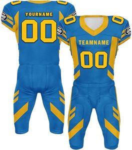 ชุดยูนิฟอร์มอเมริกันฟุตบอล ระบายอากาศได้ดี ปรับแต่งได้ ผลิตจากโพลีเอสเตอร์ 100% คุณภาพสูง - Product Image 1