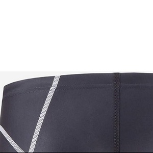 Short de bain pour homme approuvé par la FINA, professionnel, uni, anti-UV, séchage rapide, tissu en nylon, longueur genou, compression, short de bain - Product Image 4