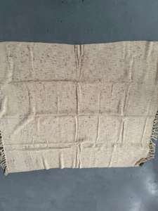 Venta al por mayor 45 \ "x 70 \" respetuoso con el medio ambiente 100% algodón TNT tela manta bloque de mano estampado decoración del hogar para la sala de estar - Product Image 3