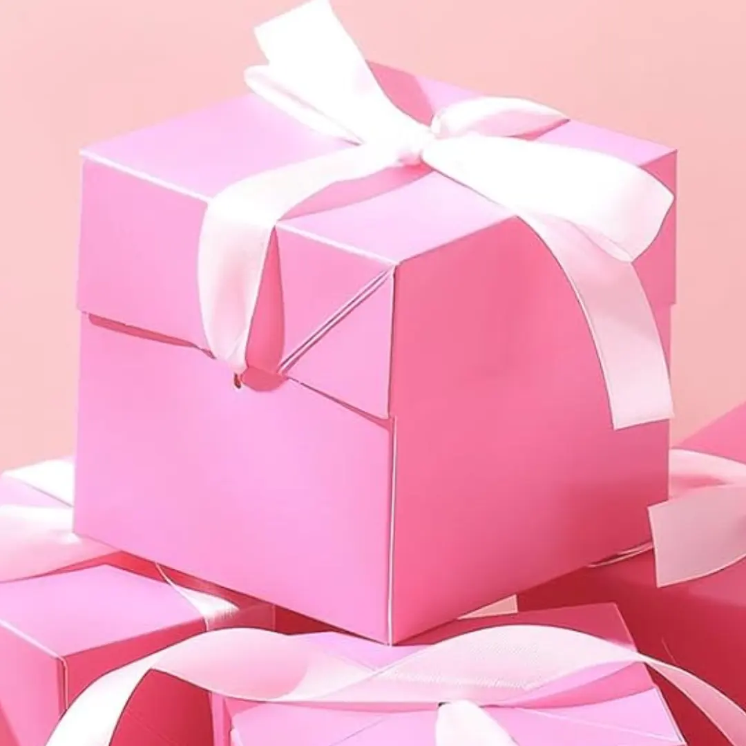 Quadratische Hochzeits geschenk box Benutzer definierte Papiertüten mit Logo Farbe Brautjungfer box Hochzeits bevorzugung Kreative Aufbewahrung verpackungs boxen