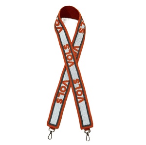 Sangle de sac à main fait main avec crochets réglables broderie de perles de rocaille personnalisée logo personnalisé sangle de sac avec crochets - Product Image 6