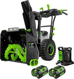 Nouvelle souffleuse à neige sans fil EGOs 24 pouces, autotractée, avec 2 batteries de 7,5 Ah - Product Image 1