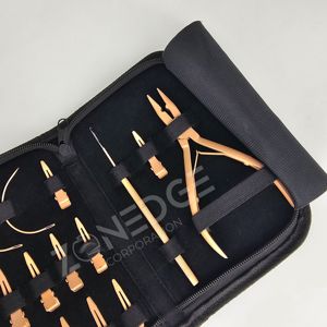 Top Selling Customized Color I Tip Hair Extension Tools Kit Loop Hook <b>C</b> Shape Needles Surgical Grade <b>Clips</b> Durable <b>Pliers</b> - Product Image 3