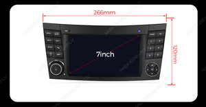 MEKEDE Android voiture multimédia lecteur Dvd stéréo <span class=keywords><strong>GPS</strong></span> Navigation voiture-play unité principale pour 7 pouces Benz classe E W211 E200 2002-2008 - Product Image 3