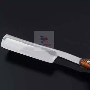 Folding <b>Barber</b> Shaving Razors Wooden Handle Shaving Razors - Product Image 5