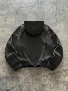 Unisex Boxy Fit Hoodie Casual Streetwear Gym Sweatshirt Men Women Soft Cotton <b>Blend</b> Top - Product Image 1