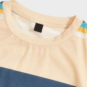 T-shirts à séchage rapide personnalisables de haute qualité pour hommes 100% coton respirant et sublimation imprimé tissu tricoté numérique - Product Image 3