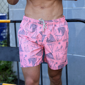 Pantalones cortos de secado rápido para hombre, traje de baño 100% de poliéster transpirable de talla grande, pantalones cortos de playa de verano para hombre, envío DDP - Product Image 1