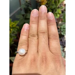 Freshwater Pearl <b>Ring</b> 925 Sterling Silver Handmade Pearl Jewelry <b>Ring</b> for Women Wholesale Supplier - Product Image 4