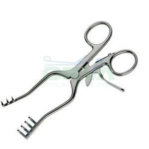 Weitlaner เครื่องดึงรั้งเครื่องมือคุณภาพสูงสำหรับผ่าตัดสัตวแพทย์แบบง่าม4.5โลโก้ที่กำหนดเอง - Product Image 2