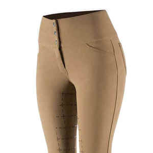 Vêtements équestres Culottes en silicone personnalisées Pantalon d'équitation Jodhpurs Leggings d'équitation en silicone à fond intégral - Product Image 2