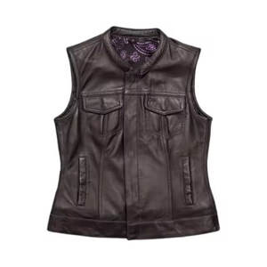 Chaleco de Cuero para Hombre, Cuello Alto, al por Mayor, Impermeable, Estilo Urbano, Ropa de Invierno, Transpirable de Alta Calidad - Product Image 5