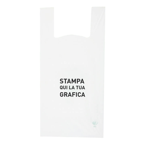 Sac de courses en tissu non tissé compostable et biologique avec poignée - Personnalisé - Product Image 3