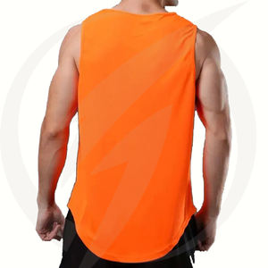 Men's Casual Fitness Tank <b>Top</b> Breathable <b>Mesh</b> Gym Sportswear Sleeveless Workout Singlet - Product Image 3
