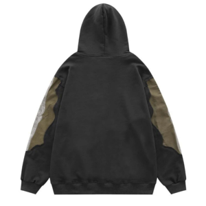 Pakistan Made <b>Men</b> <b>Thermal</b> Acid Washed Distressed Hoodie High Quality Hooded Best Streetwear Oversized Distressed Pullover Hoodie - Product Image 5