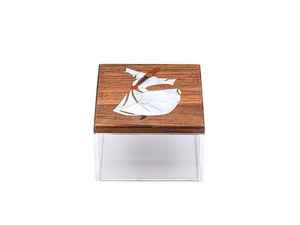 กล่องผลไม้แห้งและผลไม้สดแบบดีลักซ์ อะคริลิค ฝาไม้ประดับมุก  เหมาะสำหรับเป็นของขวัญในช่วงรอมฎอนและอีด - Product Image 5