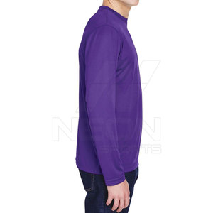 Chemise à manches longues avec logo personnalisé, style décontracté, respirante, motif uni, homme, 100% coton, manches longues - Product Image 5