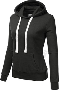 Nouveau sweat à capuche pour femme avec imprimé sur le col, sweat-shirt avec logo 3D personnalisé en relief, conçu pour un confort quotidien, style streetwear - Product Image 2