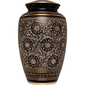Modern Design Black And Gold Color Funeral Adult Cremation <b>Urns</b> for Human Ashes Bulk Memorable Ashes Storage <b>Jar</b> Funeral Supply - Product Image 5