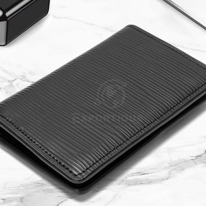 Porte-cartes de visite en cuir décontracté de qualité supérieure avec design respirant, options légères et personnalisables de haute qualité - Product Image 1