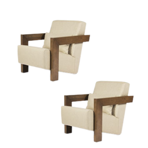 Sillón de sofá de madera de tela de sofá de diseño moderno con tela de poliéster de primera calidad para sala de estar hecho en Indonesia - Product Image 2