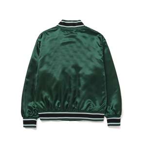 Chaqueta Universitaria de Satén, Chaqueta Cálida de Poliéster para Ambos Géneros, Green Bay Packers Starter Verde, Satén de Campo Medio, Cierre Completo - Product Image 2