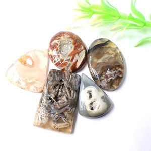 หินโมราอัญมณีทรงลูกแพร์ทรงรีแบบทำมือทรงลูกแพร์แบบแท่งธรรมชาติ100% เกรดสูง - Product Image 3