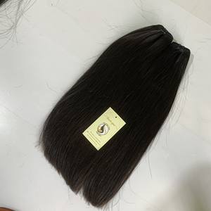 Tissage en lot vietnamien naturel sur trame de cheveux, Extensions de cheveux vierges alignées cuticules, vente en gros, 100% - Product Image 2