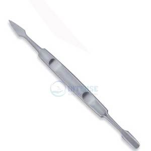 Empujador de cutículas y limpiador de uñas de acero inoxidable al por mayor herramienta profesional de doble extremo para salón de belleza y uso artístico de uñas - Product Image 5