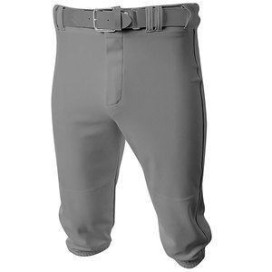 Servicio OEM Color sólido en blanco con cintura elástica Ropa deportiva transpirable Pantalones de béisbol y softbol - Product Image 3