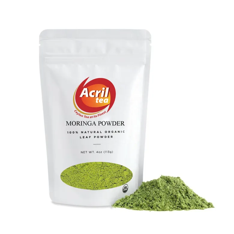 Kosten günstiges Moringa-Pulver 100% USDA-zertifiziertes und fein gemahlenes Moringa-Pulver Sri Lanka Bulk Moringa Oleifera Hersteller