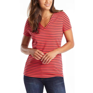 Camisetas de Verano para Mujer, Ecológicas, Casuales, de Corte Regular, Transpirables, de Secado Rápido, Cuello Redondo, Mezcla de Spandex y Algodón - Product Image 4