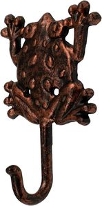 Crochet mural pour manteau grenouille en fonte au design vintage, crochets simples en bois pour décoration intérieure et vêtements utilisés pour porte-manteau - Product Image 4