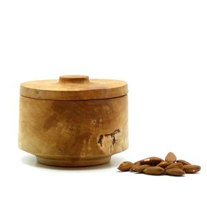 Olla de madera para servir alimentos con tapa para cocina, hotel, restaurante, personalizar, superventas, cazuela cálida de madera - Product Image 6
