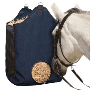 Filet à foin pour cheval à alimentation lente de grande capacité 90x60cm, fourniture équestre essentielle pour le soin des chevaux - Product Image 1