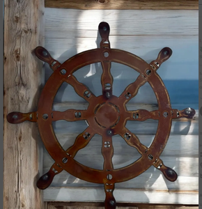 Trendy Metal Helm <b>Wheel</b> <b>Ship</b> <b>Wheel</b> Rustic Metal Helm Sea Decor Nautical Decor High Quality Best Nautical <b>Ship</b> <b>Wheel</b> - Product Image 1