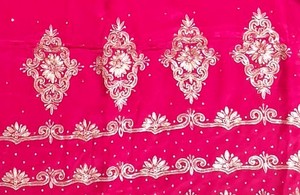 Costumes de travail Chionan brodés à la main de concepteur moderne belle fête de style traditionnel indien à la mode - Product Image 3