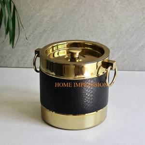 Cubo de hielo para whisky de champán, espejo de aluminio pulido, cubo de hielo para Bar, fiesta de cumpleaños, Cubo de vino de gran tamaño para proveedor - Product Image 4