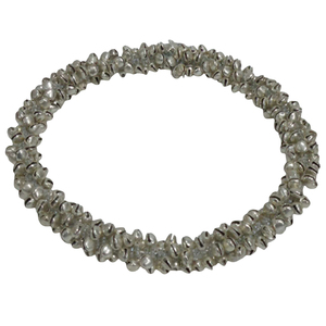 Fantaisie Design fer/perles noël suspendu coeur nickelé pour la maison Festival vacances décoration ornement à la main en vrac - Product Image 6