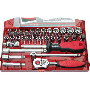 945ge DIY Grade Socket Wrench Set 32 <b>Tools</b> CR-V Chrome Finish Including Hex Torx <b>Spanner</b> for Maintenance Repair OEM Customizable - Product Image 1