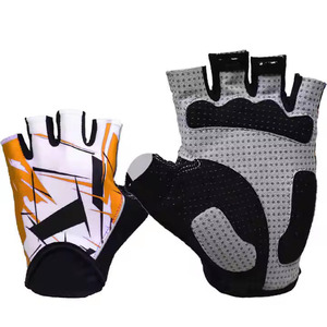 Gants de cyclisme en cuir Salva, gants de vélo à doigts courts de haute qualité, tissu en maille de nylon, tissu doux, respirant, écologique, quatre saisons - Product Image 2